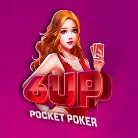 Logo of 6 Up Pocket Poker from FlipLuck at Bloody Slots Casino