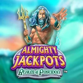 Enjoy Almighty Jackpots – Realm of Poseidon by Novomatic – logo hosted on bloodyslots.eu.com