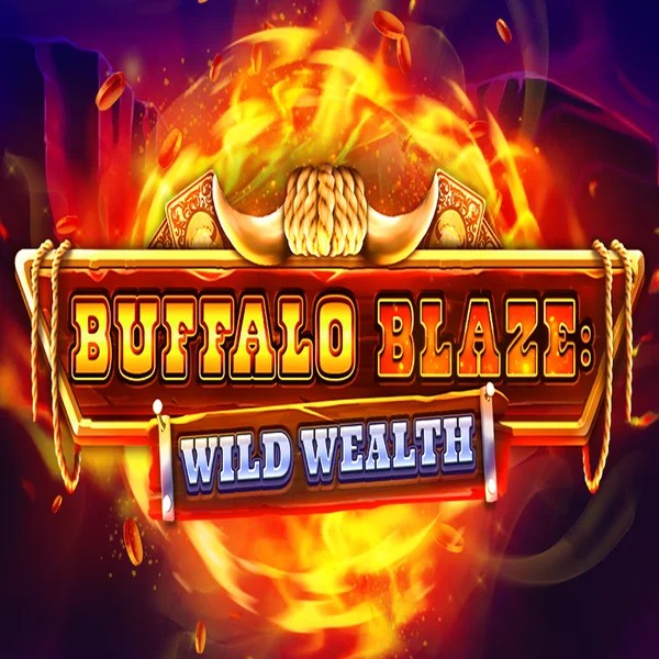 Buffalo Blaze Wild Wealth by OctoPlay, showcased at bloodyslots.eu.com – game logo