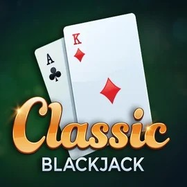 Classic Blackjack slot icon by Red Tiger Gaming, available at Bloody Slots Casino