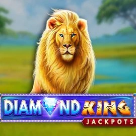 Official Jackpots logo: Diamond King Jackpots by SpinPlay Games at Bloody Slots Casino