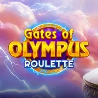 Official Live Casino logo: Gates of Olympus Roulette by Pragmatic Play at Bloody Slots Casino
