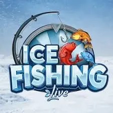 Ice Fishing Live slot visual from Evolution available on bloodyslots.eu.com