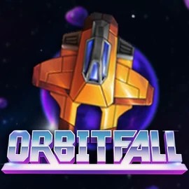 Logo of Orbitfall from ELK Studios at Bloody Slots Casino