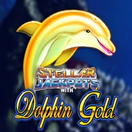 Dolphin Gold with Stellar Jackpots logo – Jackpots by Lightning Box Game at Bloody Slots Casino