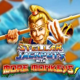 Try Stellar Jackpots with More Monkeys slot by Lightning Box Game on bloodyslots.eu.com – logo image