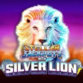 Stellar Jackpots with Silver Lion casino game by Lightning Box Game – featured logo at Bloody Slots Casino